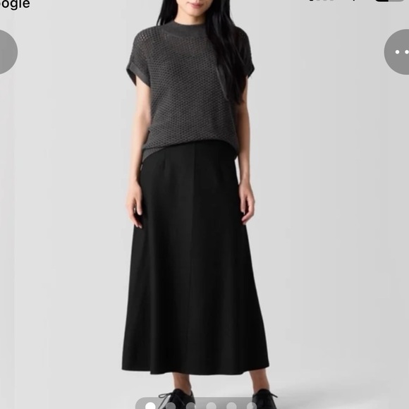 Eileen Fisher Wool Women's Skirt in Gray - Picture 9 of 9